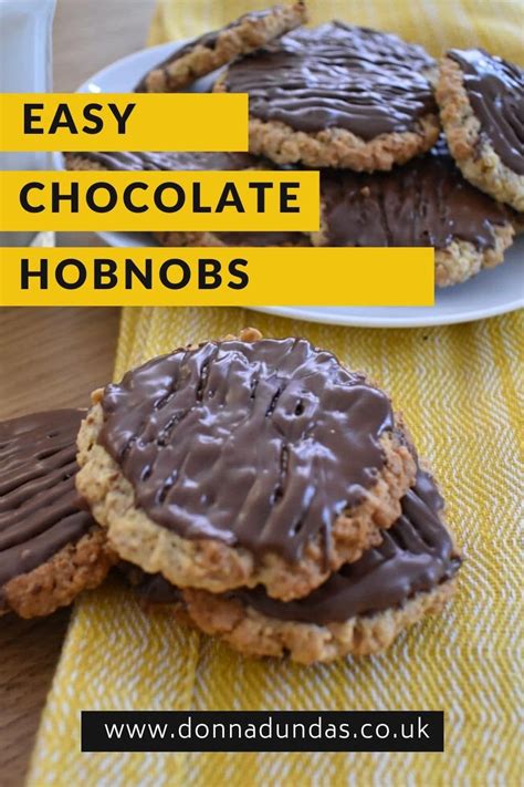 Chocolate Hobnob Recipe Recipe Chocolate Hobnobs Easy Biscuit