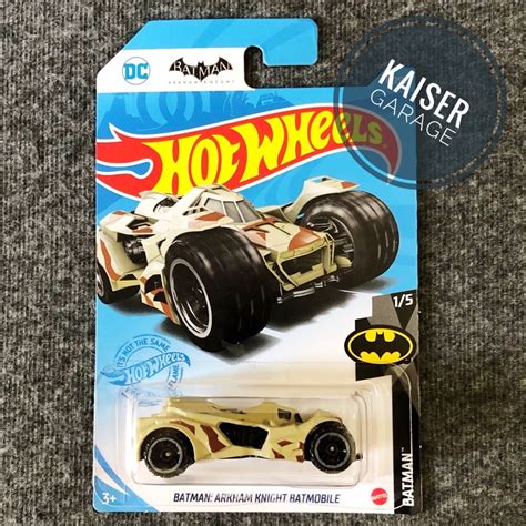 Hot Wheels Batman Arkham Knight Batmobile Camo Shopee Malaysia