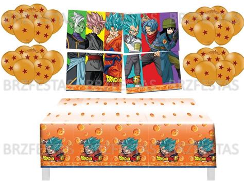 Kit Decora O Festa Dragon Ball Painel Toalha Bal Es Elo