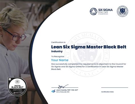 Lean Six Sigma Master Black Belt Certification Six Sigma Online