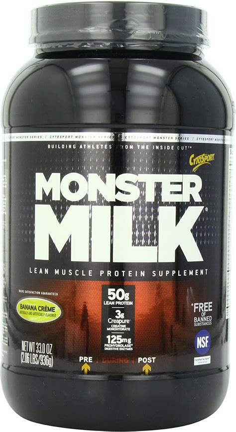 Cytosport Monster Milk Banana Creme Ounce Amazon Ca Health