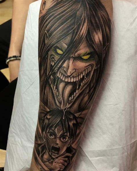 Fantastic Tattoos Shingueki No Kyojin Anime Tattoos Attack On Titan Tattoo Incredible Tattoos