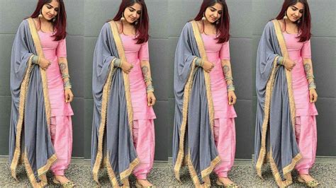 Pink Colour Suit Combination Light Pink Suit Combination Dupatta Baby