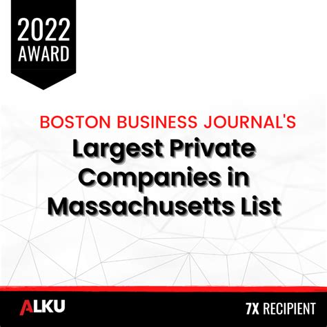 Alku Recognized On Boston Business Journal S Largest Private Companies