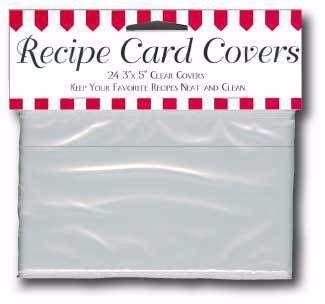 Labeleze Recipe Card Protective Covers 3 X 5 Recipe Cards Recipe