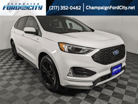 New 2024 Ford Edge St Line Sport Utility In Champaign F24160 Champaign Ford City