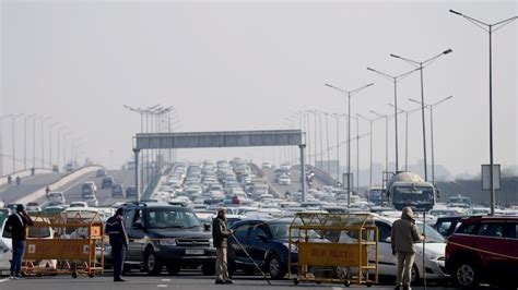 Farmers End Protest On Noida Expressway Rally In Delhi On February 13