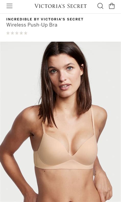 Victoria S Secret Wireless Push Up Bra Nude Women S Fashion New Undergarments Loungewear On