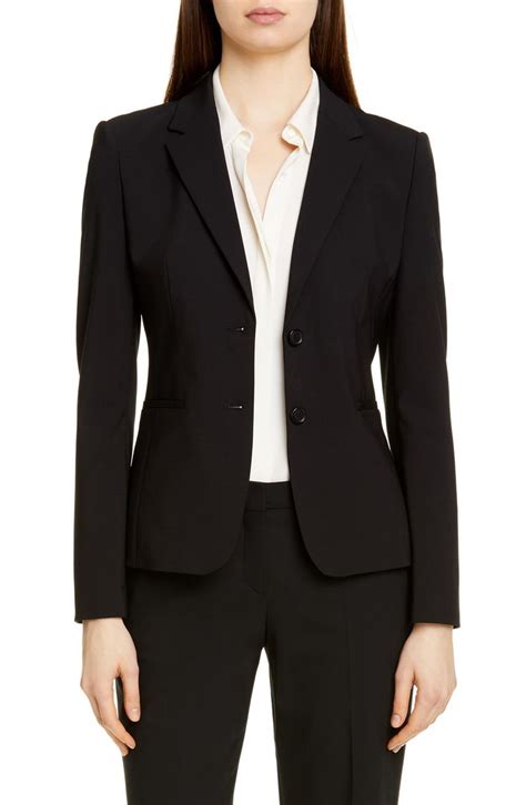 Boss Julea Stretch Wool Jacket Available At Nordstrom Fashion