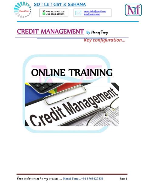 Credit Management Part One Pdf Credit Finance And Money Management