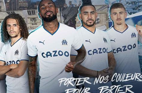 Foot Om Officiel L Om D Voile Son Nouveau Maillot Domicile Foot