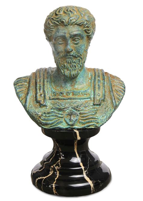 Marcus Aurelius Bust Statue Of The Roman Emperor And Stoic Philosopher