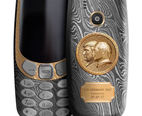 Goldenes Nokia 3310 Soll An Erstes Treffen Von Putin Und Trump Erinnern