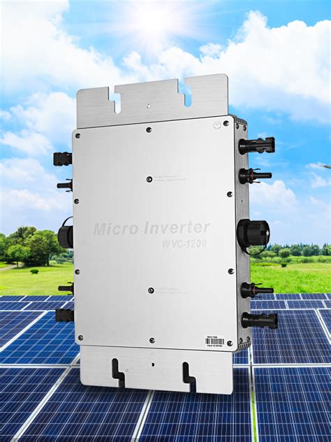 Vevor Solar Grid Tie Micro Omvormer Dc V Naar Ac V Zuivere