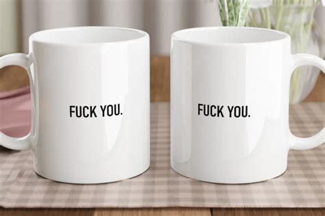 Fuck You Mug For Her Him Swear Word Lover Gift Adult Mugs Etsy UK
