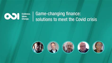 Game Changing Finance Solutions To Meet The Covid Crisis YouTube