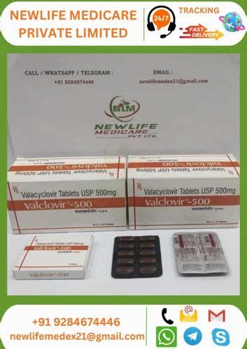 Valclovir Valacyclovir Hydrochloride Mg Tablet At Rs Bottle In