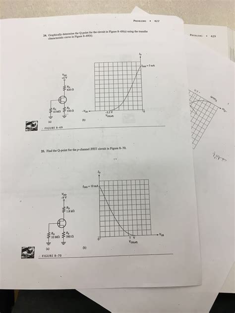 Solved Problems427 24 Graphically Determine The Q Point For