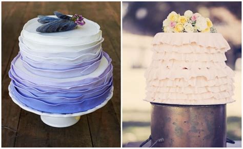 Ombre Ruffle Wedding Cake Wonders