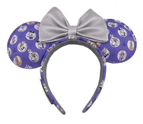 Disney Loungefly Ears Headband - Disney100 - Mickey and Friends - Purple