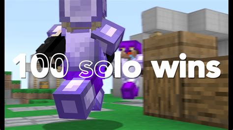 100 Solo Wins In Skywars Hypixel YouTube