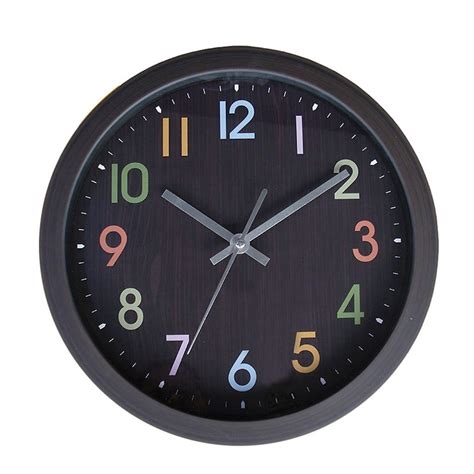 Reloj De Pared N Meros Color Reloj Numeros Colores Cm