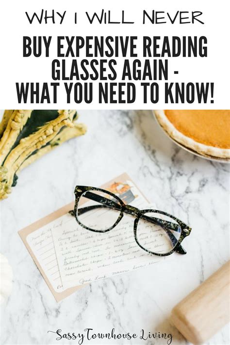 Why I Will Never Buy Expensive Reading Glasses Again