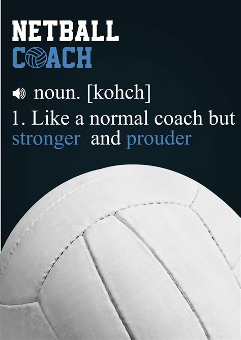 Personalised "Netball Coach Definition" Print + Frame | Givi Gifts