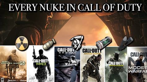 EVERY NUKE IN CALL OF DUTY HISTORY BONUS NUKE SCENE YouTube