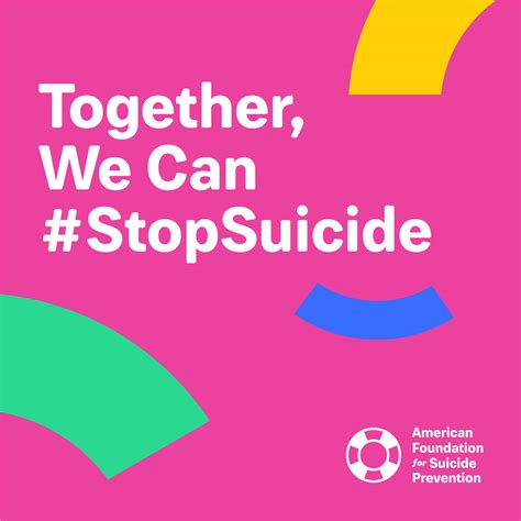 Suicide Stops Here American Foundation For Suicide Prevention