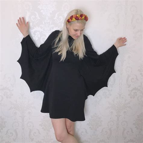 Joy Margot On Instagram “ta Daaa Here’s My Halloween Dress In All Its Batty Glory Both