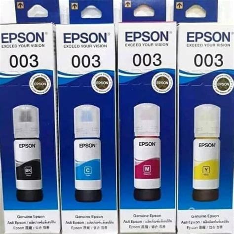 Jual Tinta Epson 003 Black Colour L1110 L3100 L3110 L3101 L3150