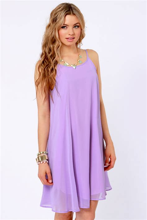 Pretty Lavender Dress Midi Dress Tank Dress 35 00