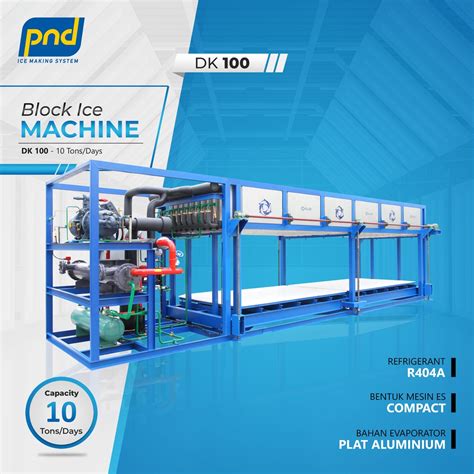 Jual Mesin Es Balok Block Ice Machine Dk Tons Day Shopee