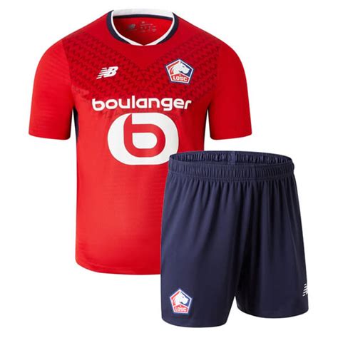 Losc Domicile Junior Kit Maillots De Foot Et Nba Sur