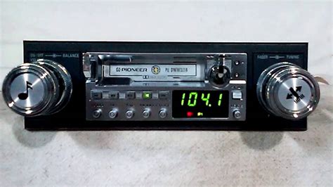 Vintage Pioneer Ke 6100 Am Fm Cassette Car Stereo 2 Youtube