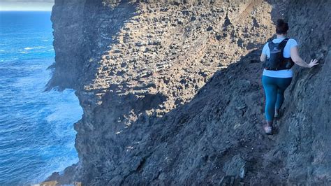 Crawlers Ledge Kalalau Trail Napali Coast Kauai Youtube