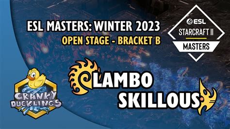 Lambo Vs Skillous Zvp Esl Sc Masters Winter Open Stage