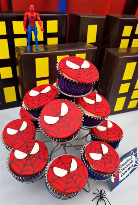 Top 69+ imagen spiderman cupcakes - Abzlocal.mx