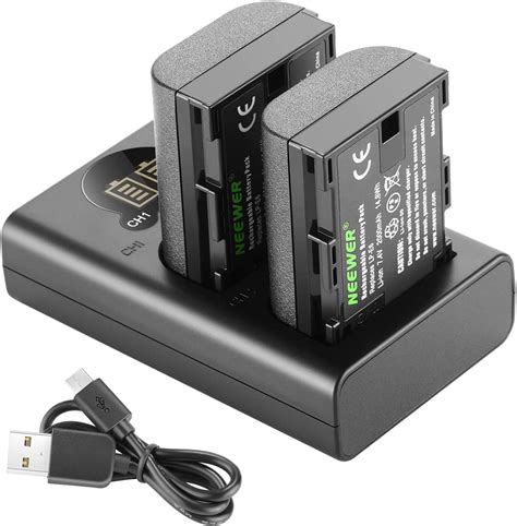 Neewer Lp E Lp E N Battery Charger Set Compatible With Canon D Mark