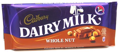 Cadbury Dairy Milk Whole Nut Chocolate Bar Walmart Canada