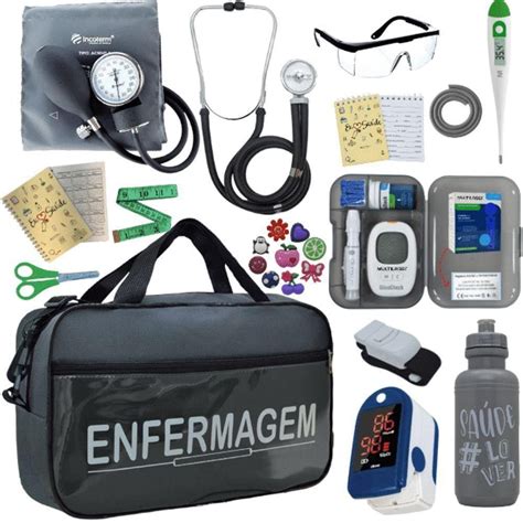 Kit Enfermagem Completo Oximetro E Medidor Glucose Casas Bahia