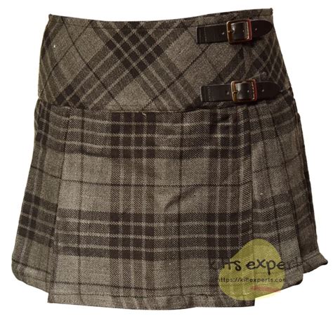 Womens Grey Highlander Tartan Kilts Freeshipping Kilt Experts