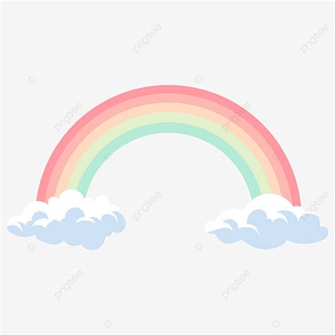 Gambar Clipart Warna Pastel Pelangi Warna Pastel Pelangi Pelangi Yang