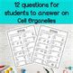 Cell Organelles Color By Number Biology Review Worksheet Activity