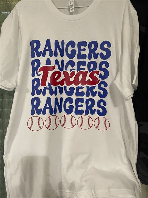 Texas Ranger Shirt Etsy