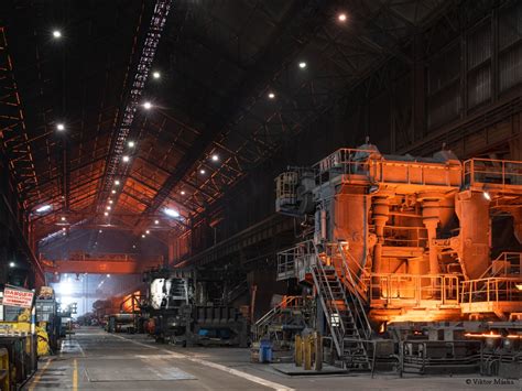 ArcelorMittal Fos sur Mer hot strip mill Viktor Mácha industrial photography