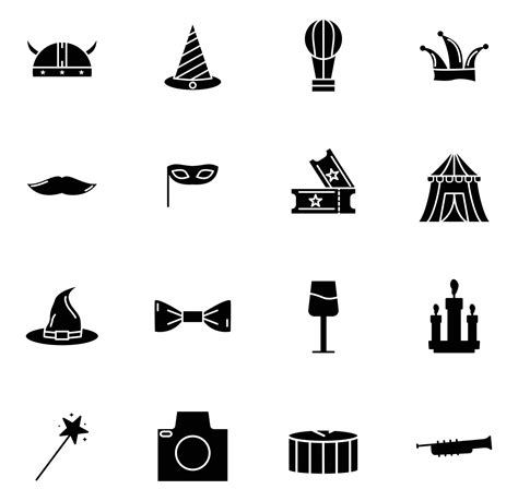 Carnival Vector Icon Set 3348363 Vector Art At Vecteezy