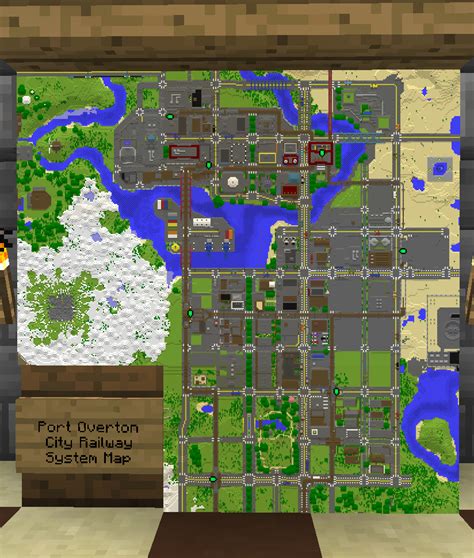 Minecraft Train Map Telegraph