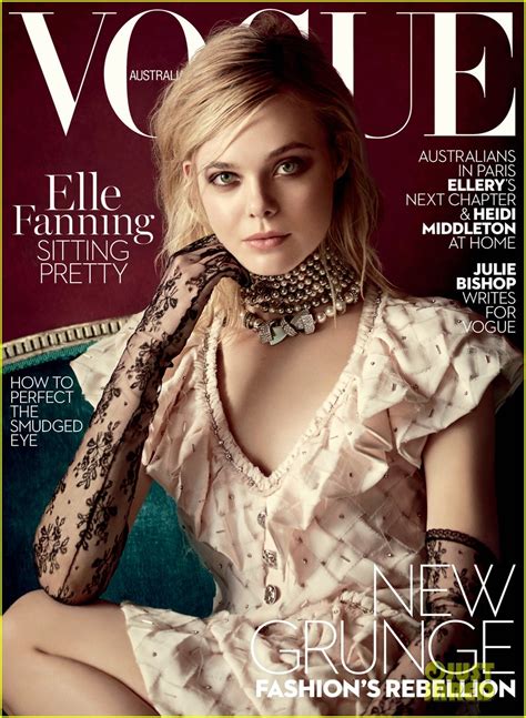 Elle Fanning Nabs Vogue Australias March 2016 Cover See It Here